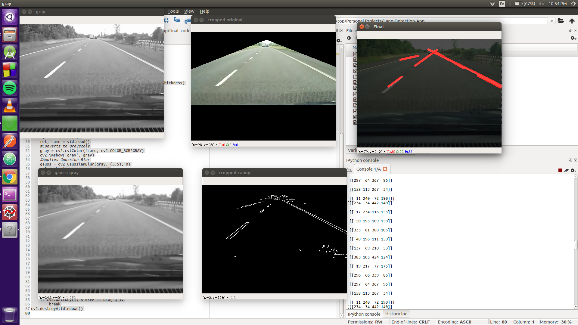 Lane Detection App
